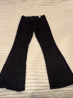 Black Hollister High Rise Flare Jeans 15R